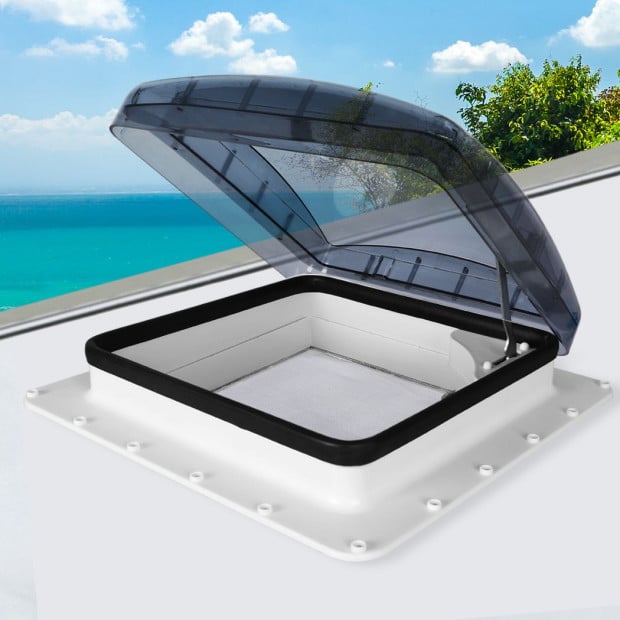 Caravan Roof Skylight Vent Hatch Pop Up Camper RV Motorhome Flyscreen Image 7