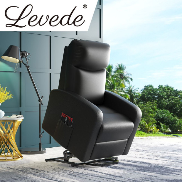 Massage Chair Recliner Electric Lift Armchair Heated Lounge Sofa Image 7