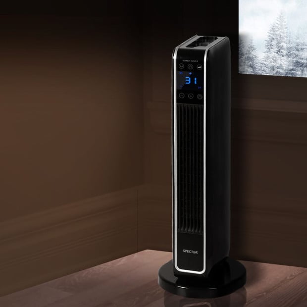 Ceramic Tower Heater Fan Electric Portable Remote Adjustable Overheat Image 7