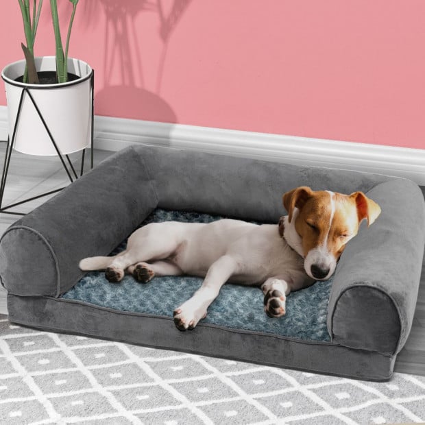 Pet Bed Sofa Dog Beds Mattress Cushion Pillow Mat Plush M Image 7