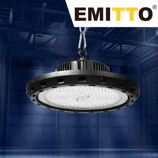 UFO High Bay LED Lights 100W Workshop Lamp Shed Warehouse Image 7