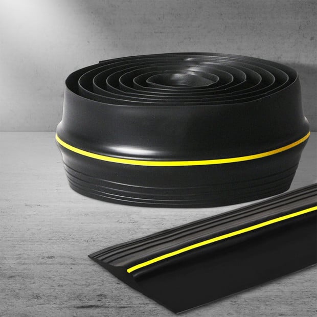 Garage Door Weather Strip Strap Seal Soild Rubber Floor Waterproof 3M Image 7