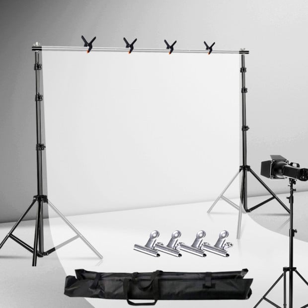 Backdrop Stand Screen Photo Background Support Stand Kit 2x3m Type 1 Image 2