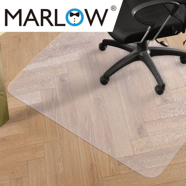 Marlow Chair Mat Office Carpet Floor Protectors Clear 120X90 Image 7