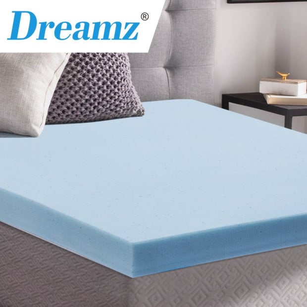 5cm Thick Cool Gel Memory Foam Mattress Topper Bamboo Fabric Single Image 7