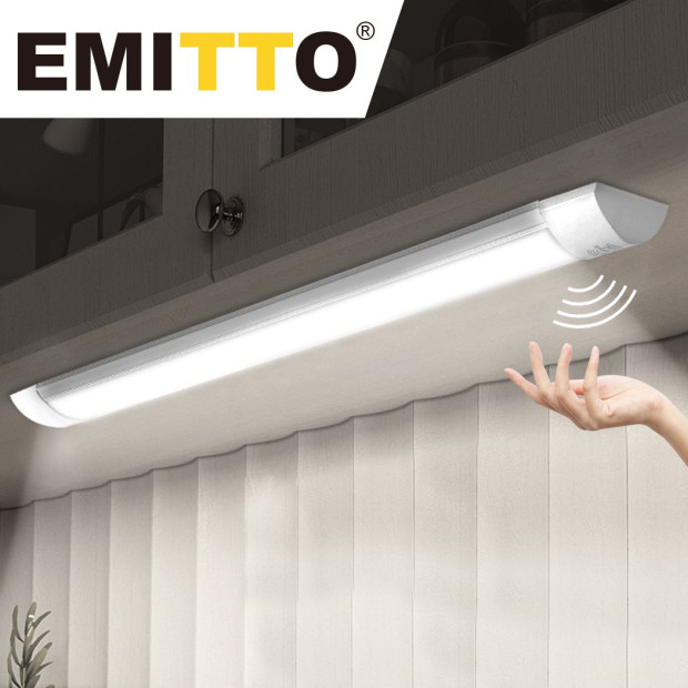 LED Batten Light Ceiling Linear Microwave Sensor Daylight 30W Image 7