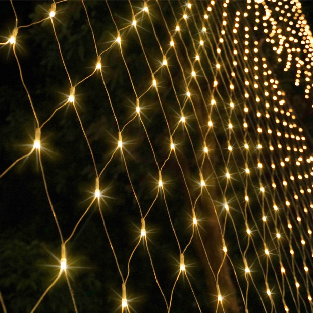 300LED Christmas Net Lights Mesh String Fairy Light Party Wedding Warm Image 7