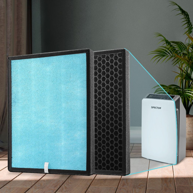 Spector Air Purifier Replacement Filter HEPA Filters Carbon 5 Layer Image 7