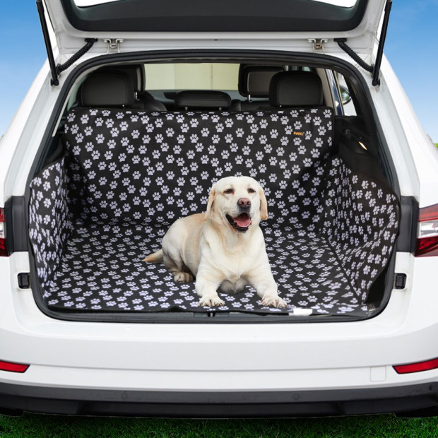 Pet Boot Car Seat Cover Nonslip Dog Puppy Cat Waterproof Rear Large Image 7