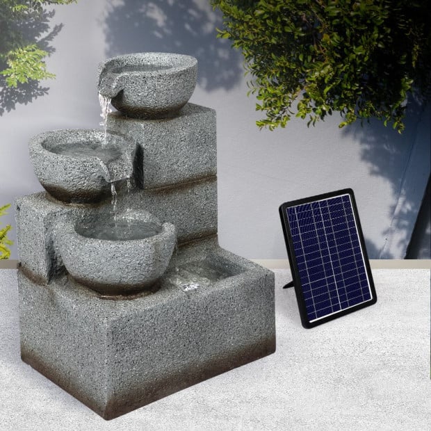 Garden Outdoor Solar Fountain Water Bird Bath Power Pump Kit Indoor Image 7