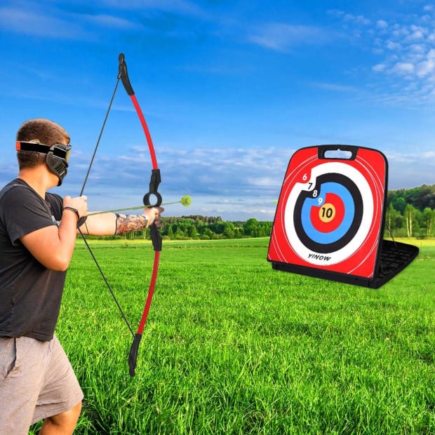 Soft Archery Set Kids Adult Bow Arrow Shooting Target Outdoor Game Image 7