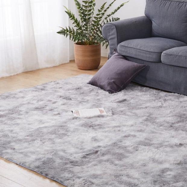 Floor Rug Shaggy Rugs Soft Large Carpet Area Tie-dyed Mystic 160x230cm Image 7