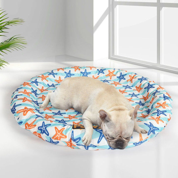 Pet Cool Gel Mat Cat Bed Dog Bolster Waterproof Pad Medium Image 7