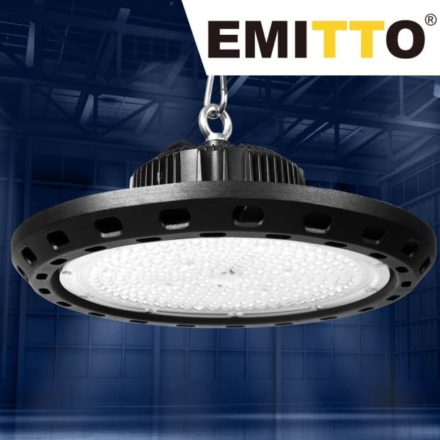 UFO High Bay LED Lights 200W Workshop Lamp Shed Warehouse Image 7