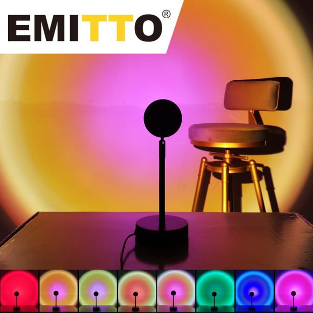 USB Sunset Projection Lamp LED Modern Night Light Multi-colour Image 7