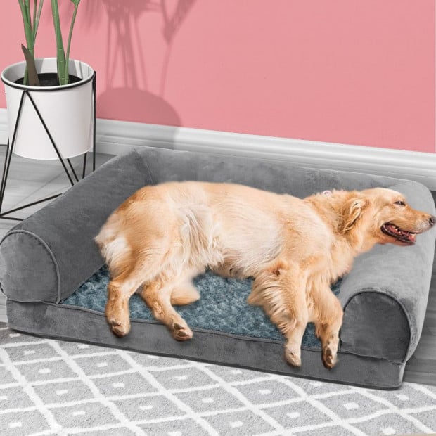 Pet Bed Sofa Dog Beds Soft Mattress Cushion Pillow Mat Plush L Image 7