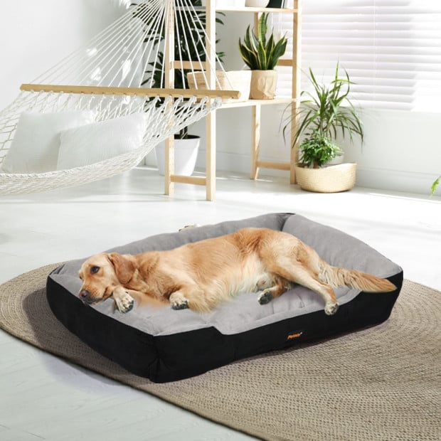 Pet Bed Dog Bedding Mattress Mat Cushion Soft Pad Pads Mats XXL Black Image 7