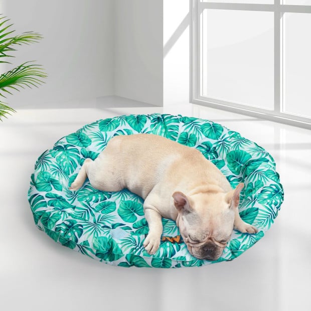Pet Cool Gel Mat Bed Dog Bolster Waterproof Self-cooling Pads Medium Image 7