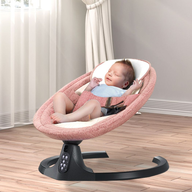 Baby Swing Cradle Rocker Bed Electric Bouncer Seat Infant Remote Chair Image 7