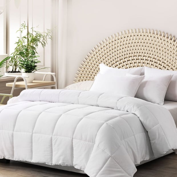 Microfiber Quilt Doona Duvet Bedding Comforter - Single Image 7