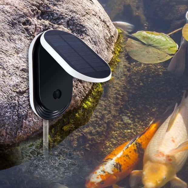 Solar Air Pump Powered Pool Water Pond Outdoor Fish Oxygen Tank Image 8