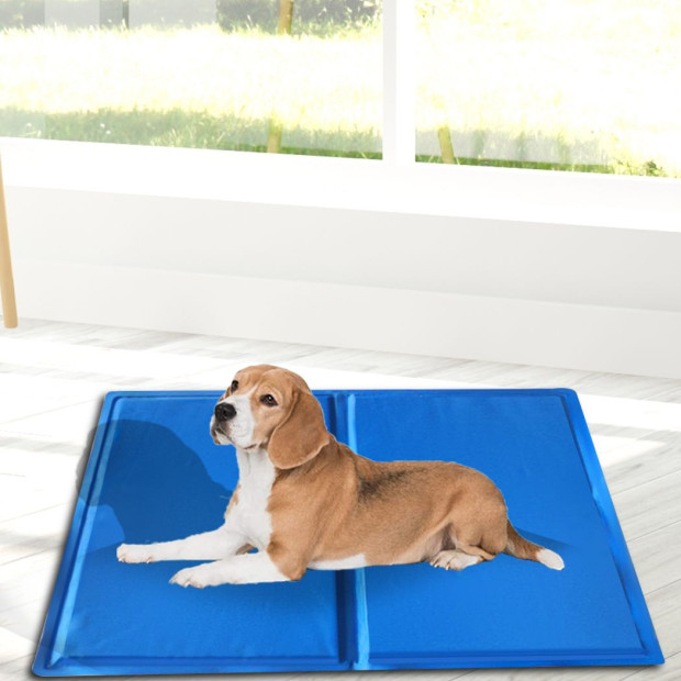 Pet Cooling Mat Gel Mat Bed Cool Pad Non-Toxic Summer - 50cm x 40cm Image 6