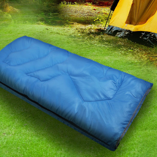 Sleeping Bag Single Outdoor Camping Thermal 10℃ - 25℃ Tent Sack Image 8
