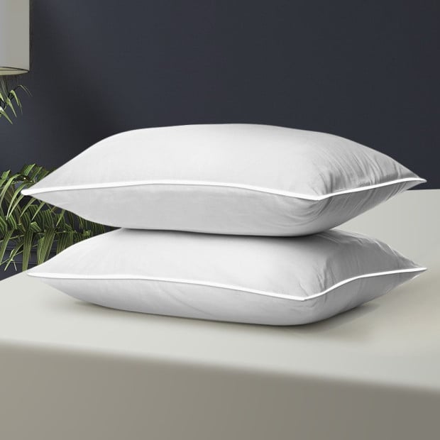 Pillows Inserts Cushion Soft Body Support Contour Luxury Goose Feather Image 8