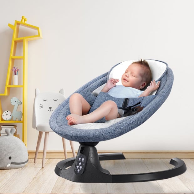 Baby Swing Cradle Rocker Bed Electric Bouncer Seat Infant Remote Chair Image 8