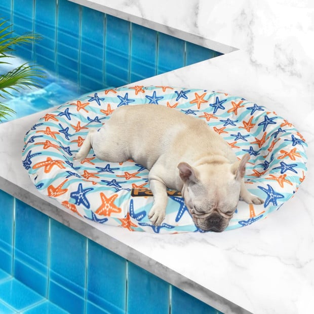 Pet Cool Gel Mat Cat Bed Dog Waterproof Self-cooling Pads Large Image 8