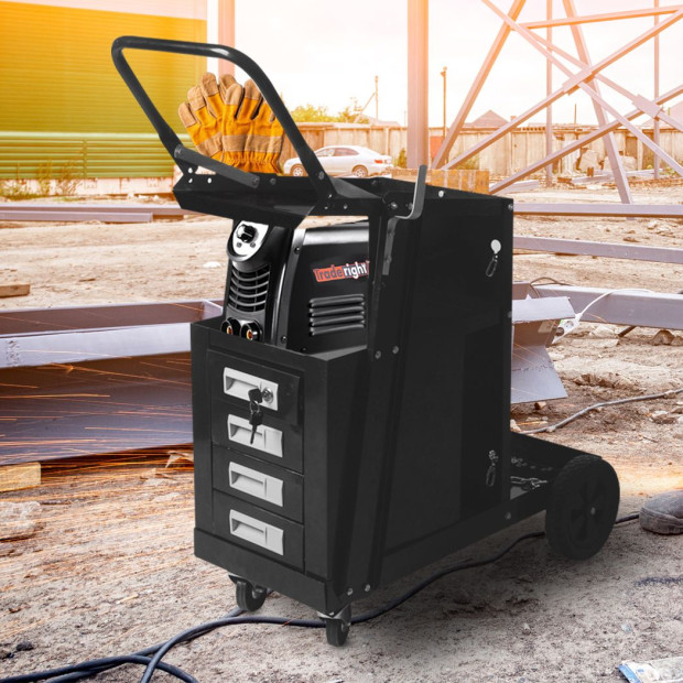Welding Cart Trolley Drawer Welder Cabinet Plasma Cutter Bench Image 8