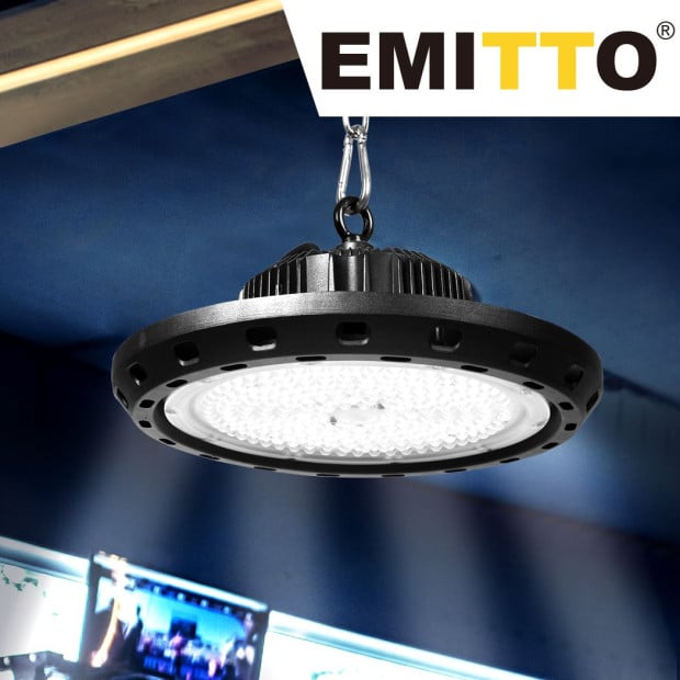 UFO High Bay LED Lights 100W Workshop Lamp Shed Warehouse Image 8