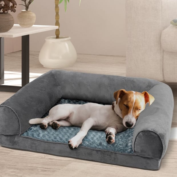 Pet Bed Sofa Dog Beds Mattress Cushion Pillow Mat Plush M Image 8