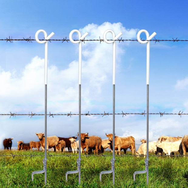 Fence Pigtail Posts Steel Electric Graze Tape Fencing Anti-rust Image 8
