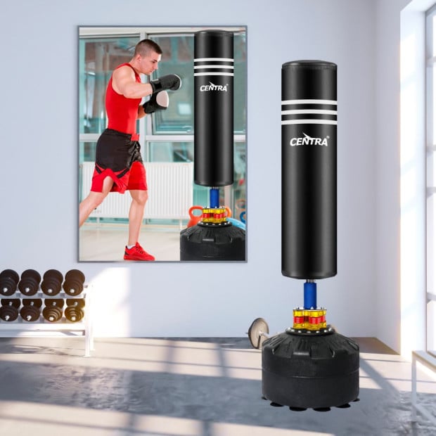 Boxing Punching Bag Free Standing Speed Dummy UFC Kick Training 175cm Image 8