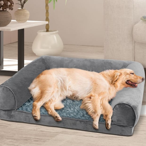 Pet Bed Sofa Dog Beds Soft Mattress Cushion Pillow Mat Plush L Image 8