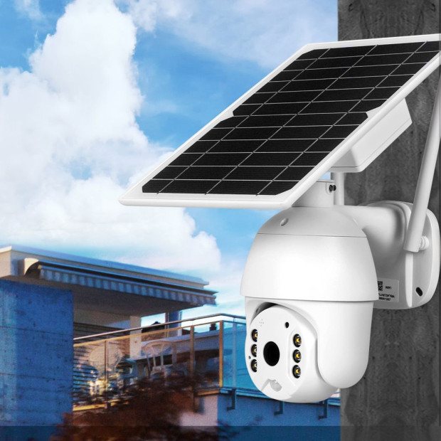 Solar Camera Security Wireless 1080P Power Rechargeable Night Vision Image 8