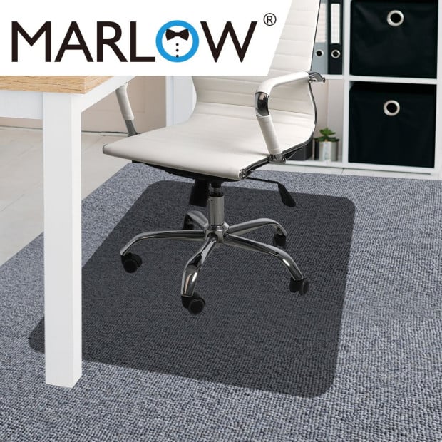 Marlow Chair Mat Office Carpet Floor Protectors Black 120X90 Image 8