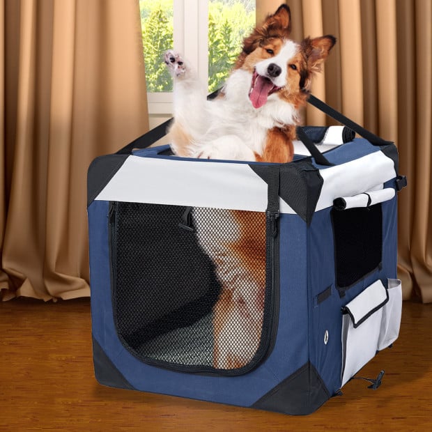 Pet Carrier Bag Dog Puppy Outdoor Travel Hand Portable Crate 2XL Image 7