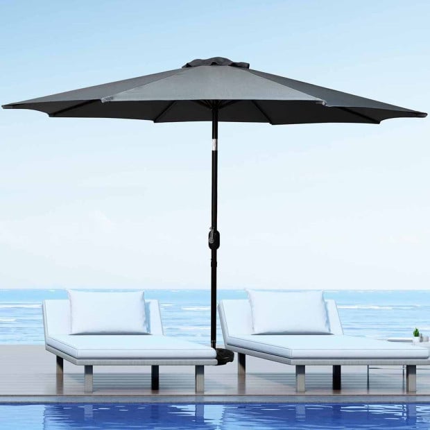 Mountview 2.7m Outdoor Umbrella Garden Patio Tilt Parasol Image 8