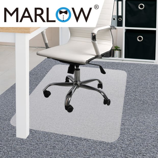 Marlow Chair Mat Office Carpet Floor Protectors Clear 120X90 Image 8