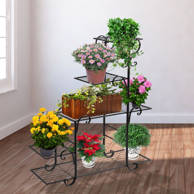 Plant Stand New Design Flower Pot Corner Shelf Bronze Type 2 Image 8