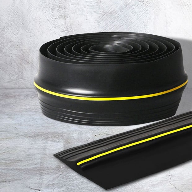 Garage Door Weather Strip Strap Seal Soild Rubber Floor Waterproof 3M Image 8