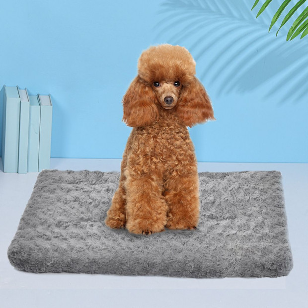Pet Bed Dog Bedding Soft Warm Mattress Cushion Pillow Mat Velvet S Image 7