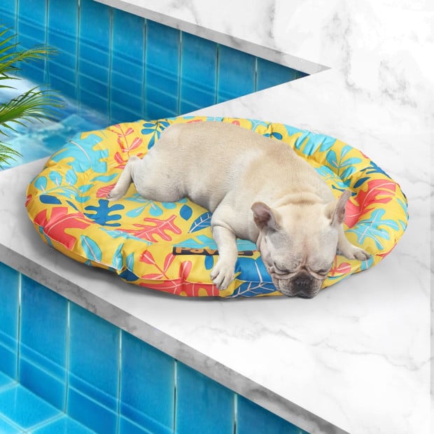 Pet Cool Gel Mat Cat Bed Dog Bolster Waterproof Pads Summer Medium Image 8