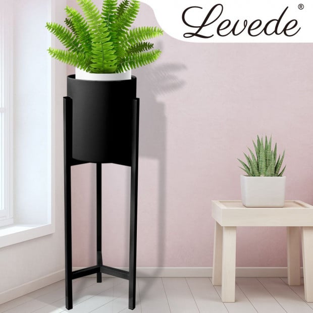 Plant Stand Garden Planter Metal Flower Pot Rack Corner Shelving Large Image 7