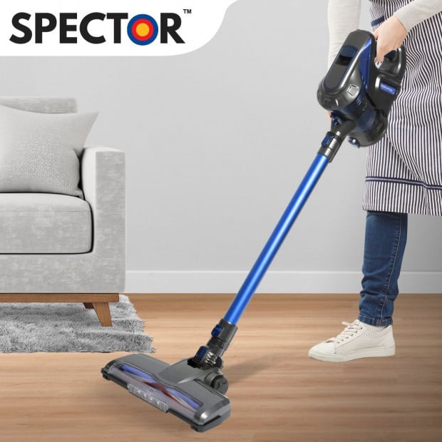 150W Handheld Vacuum Cleaner Cordless Rechargeable Wall Mounted Blue Image 7