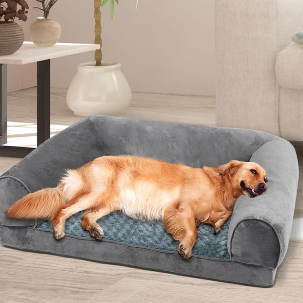 Pet Bed Sofa Dog Beds Soft Warm Mattress Cushion Pillow Mat Plush XL Image 8