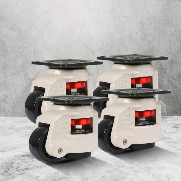 Leveling Caster Adjustable Wheel 1400KG Retractable GD80F 4PCS Image 8