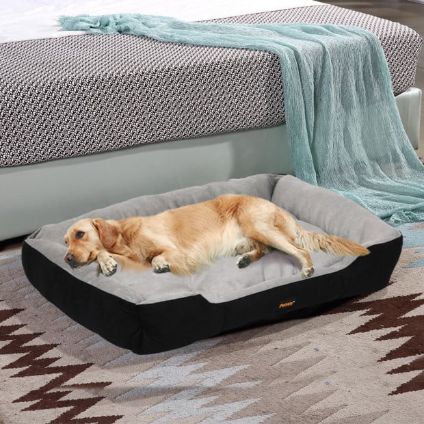 Pet Bed Dog Bedding Mattress Mat Cushion Soft Pad Pads Mats XXL Black Image 8
